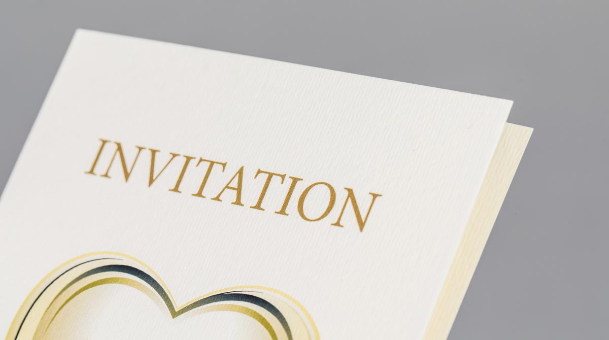 Folded Wedding Invitations